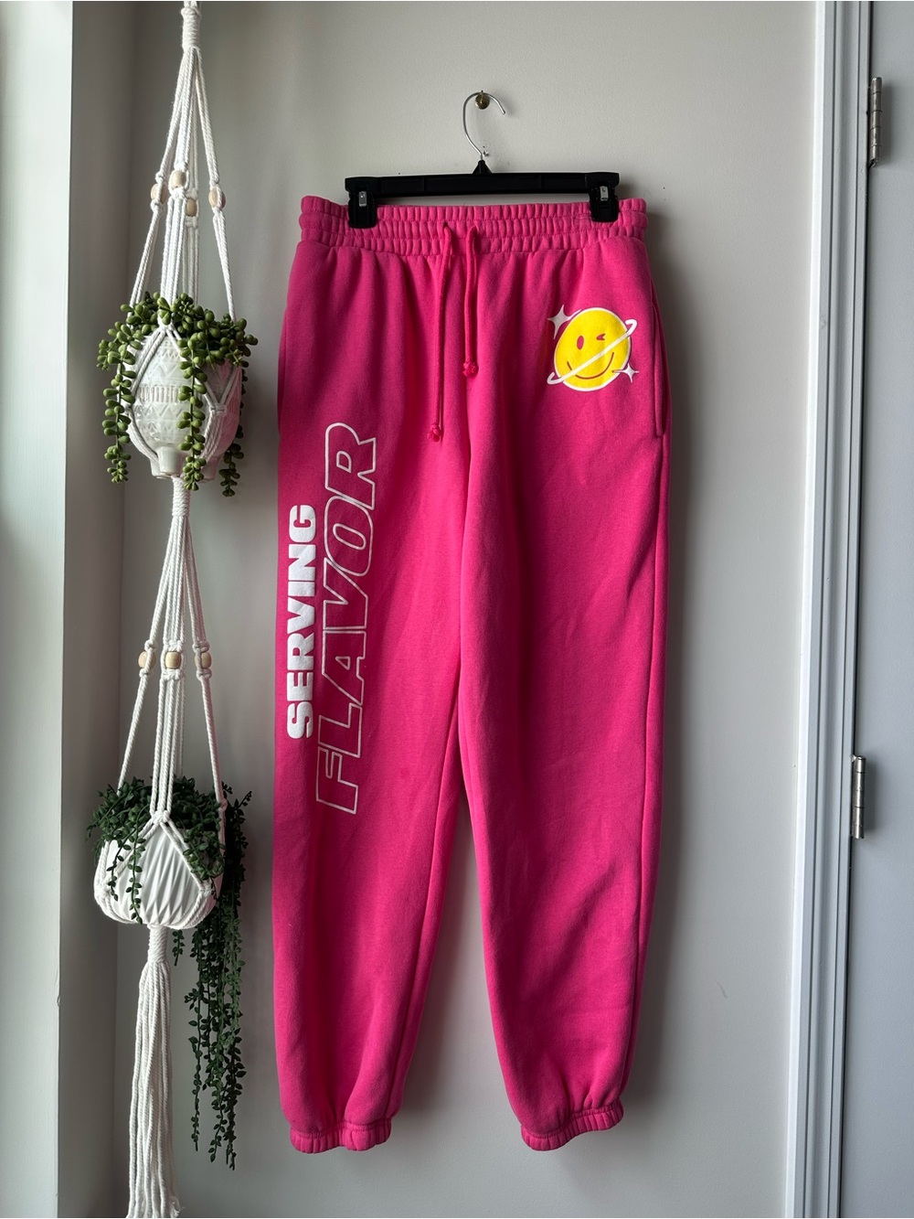 Serving Flavor Kids Pink Graphic Joggers
